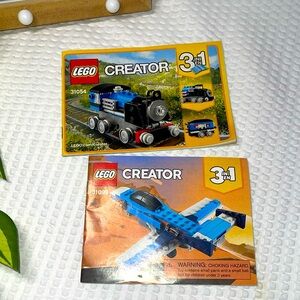 LEGO CREATOR: Blue Express (31054) & 31099 Plane *Manual Instructions ONLY